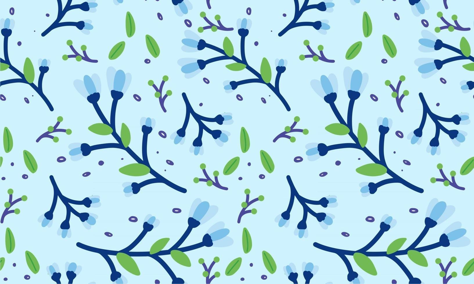 fondo de patrón de flores vector