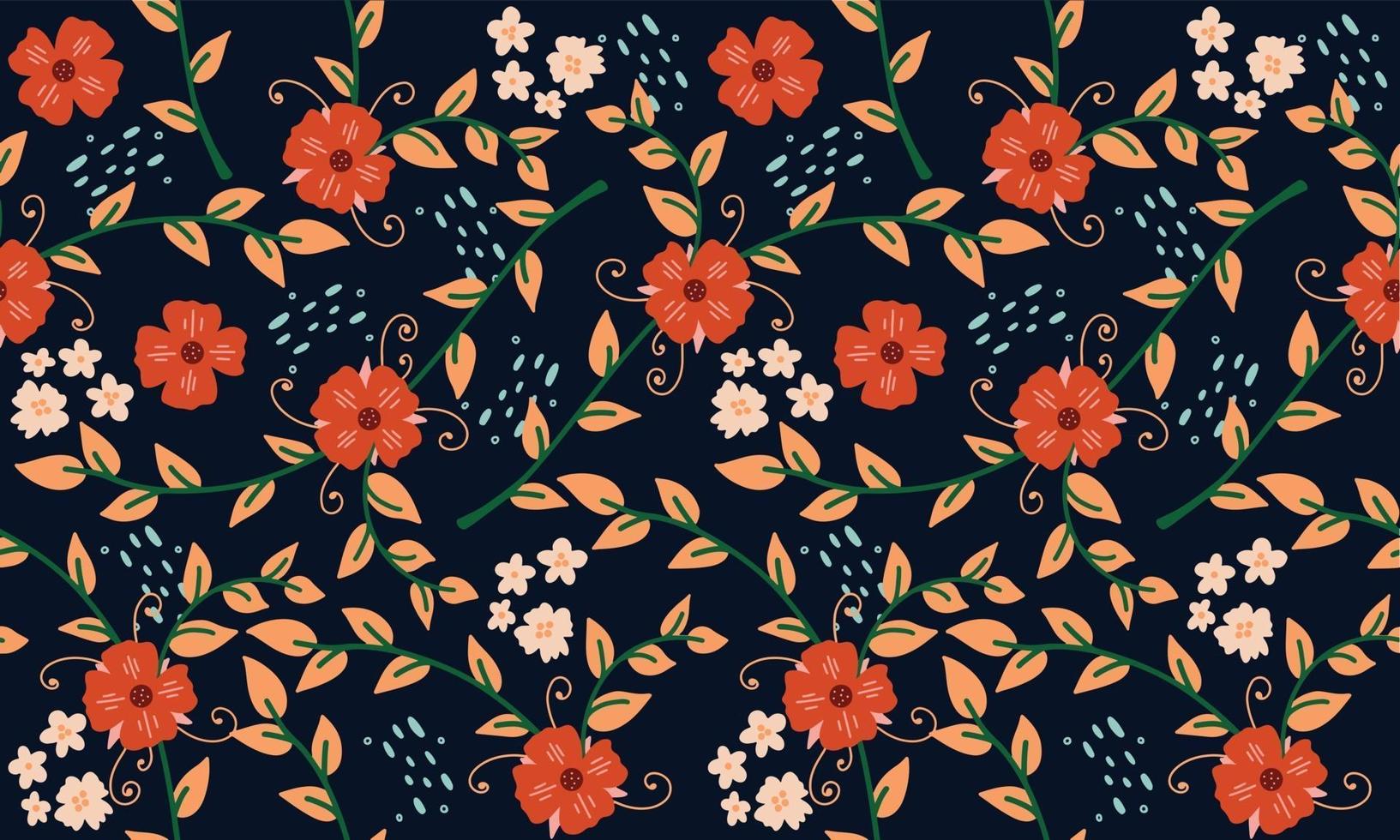 Flower Pattern Background vector