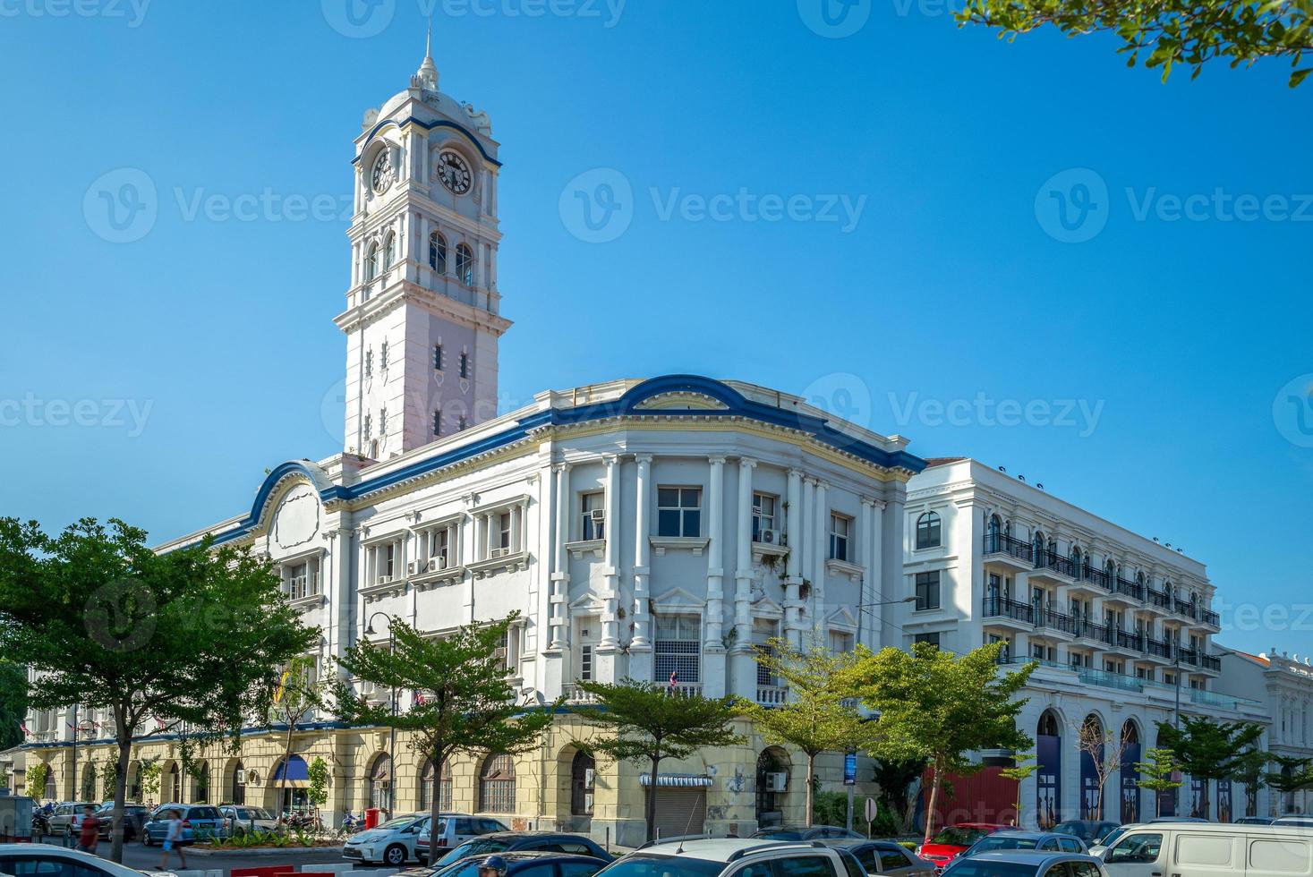 Vista de la calle de George Town, Penang, Malasia foto