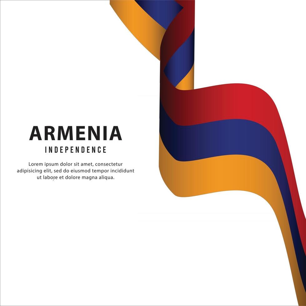 día de la independencia de armenia-04 vector