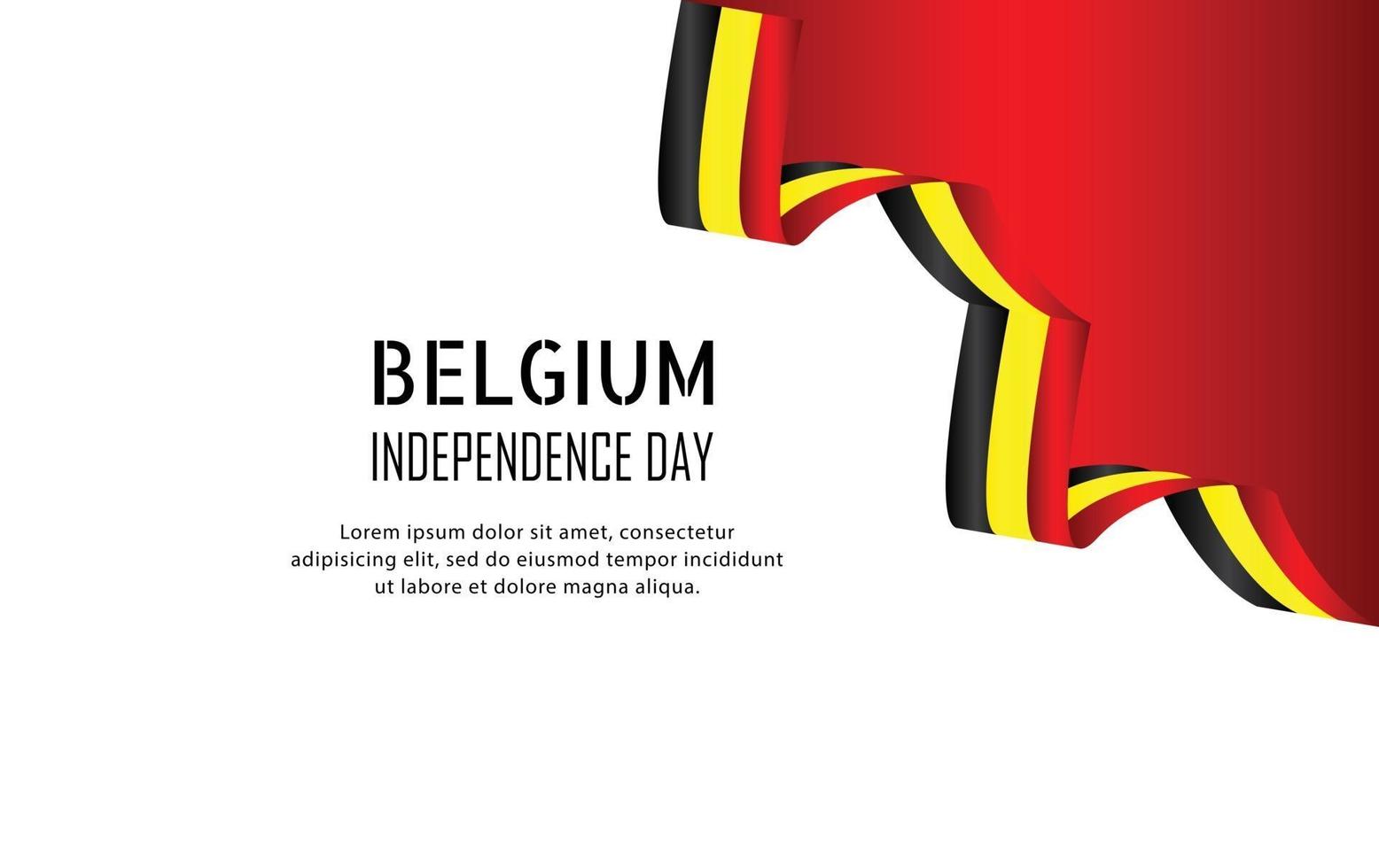 BELGIUM INDEPENDENTCE DAY-14 vector