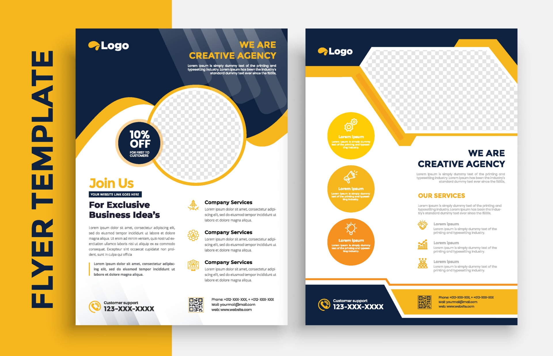 set-of-minimal-brochure-template-leaflet-flyer-design-in-a4-size