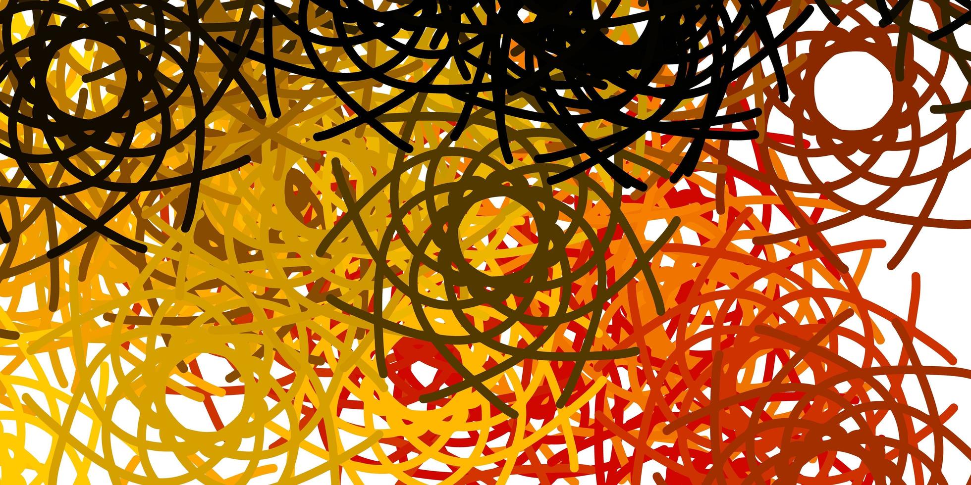 Light Green, Yellow vector pattern with abstract shapes.