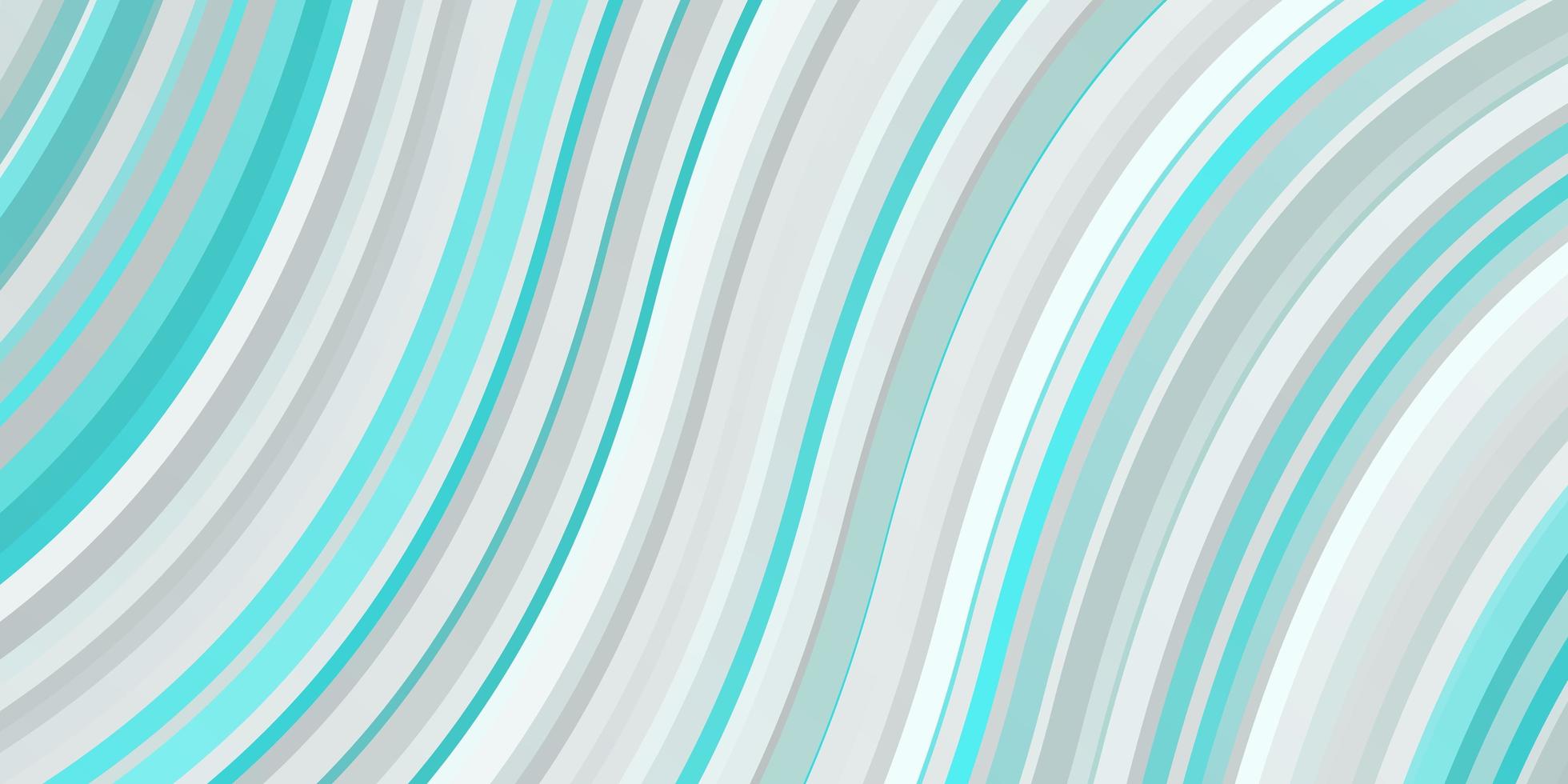 Light BLUE vector pattern with curved lines. Abstract gradient illustration with wry lines. Template for your UI design.