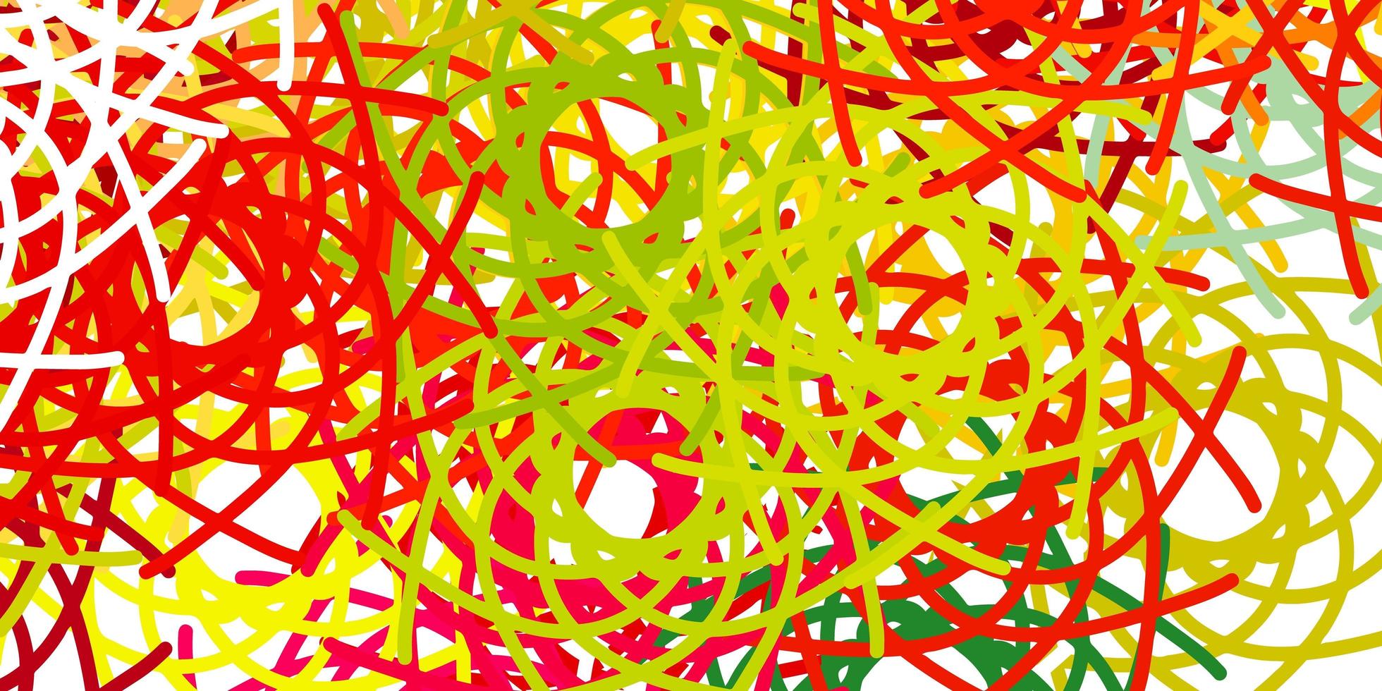 Light Multicolor vector pattern with abstract shapes.