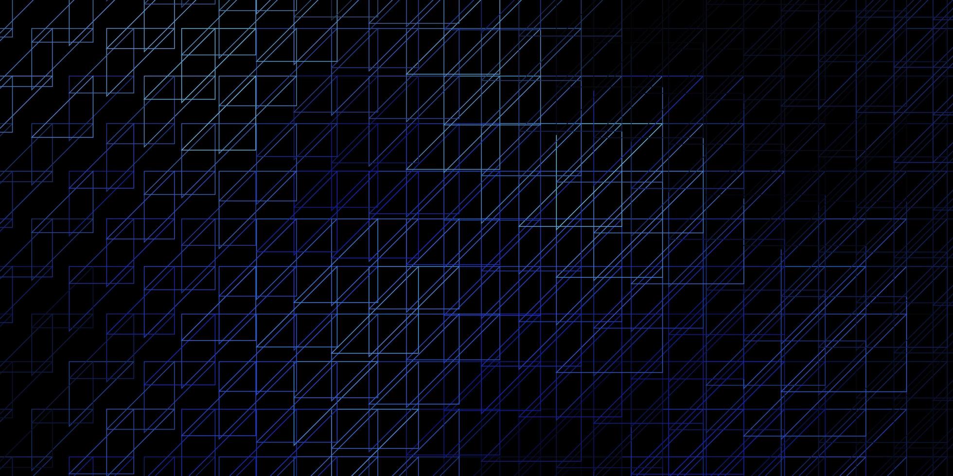 Dark BLUE vector template with lines. Repeated lines on abstract background with gradient. Pattern for ads, commercials.