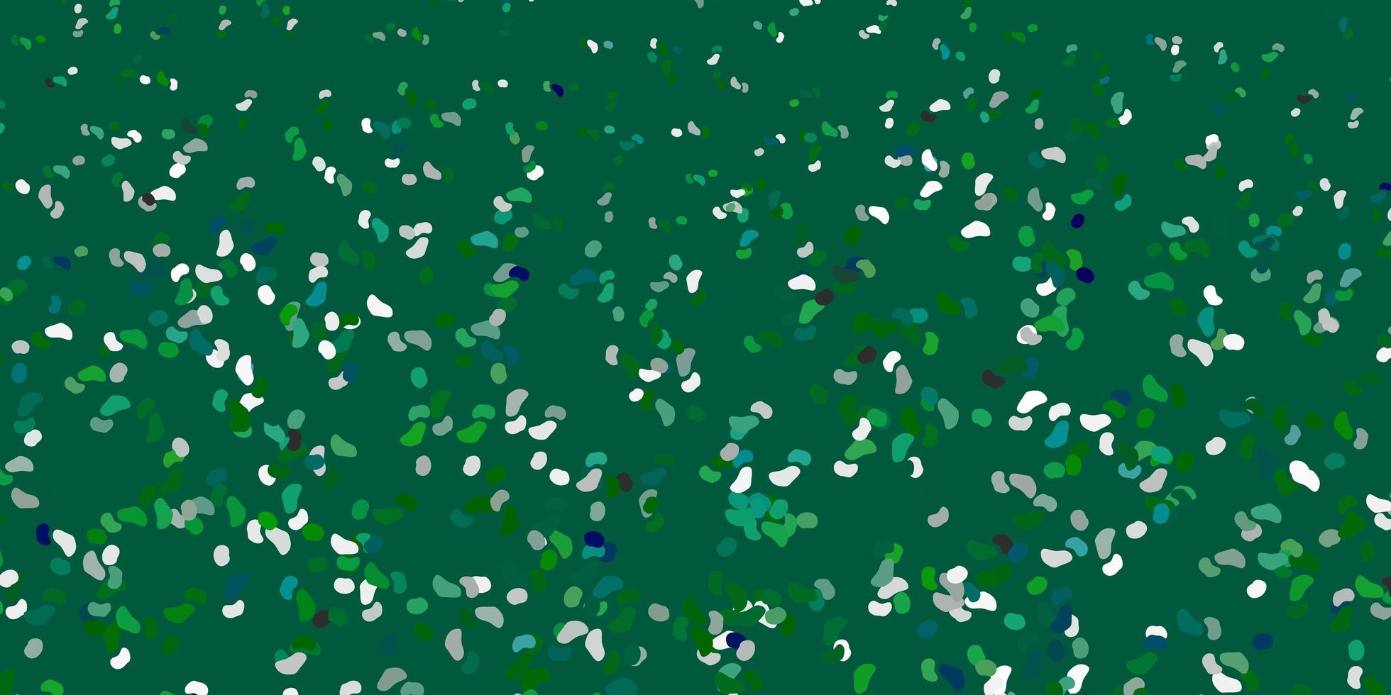 Light green vector background with random forms.