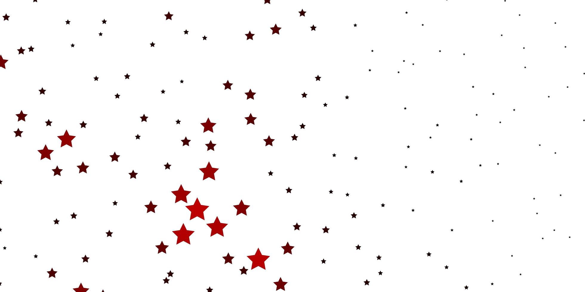 diseño de vector rojo oscuro con estrellas brillantes. difuminar el diseño decorativo en un estilo sencillo con estrellas. diseño para la promoción de su negocio.