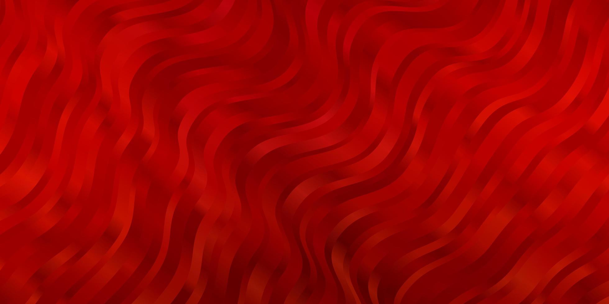 Light Red vector background with wry lines. Colorful illustration in abstract style with bent lines. Pattern for booklets, leaflets.