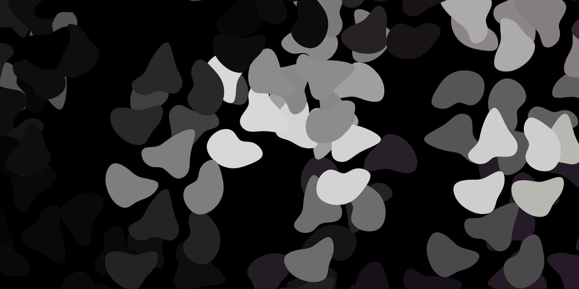Dark gray vector backdrop with chaotic shapes.