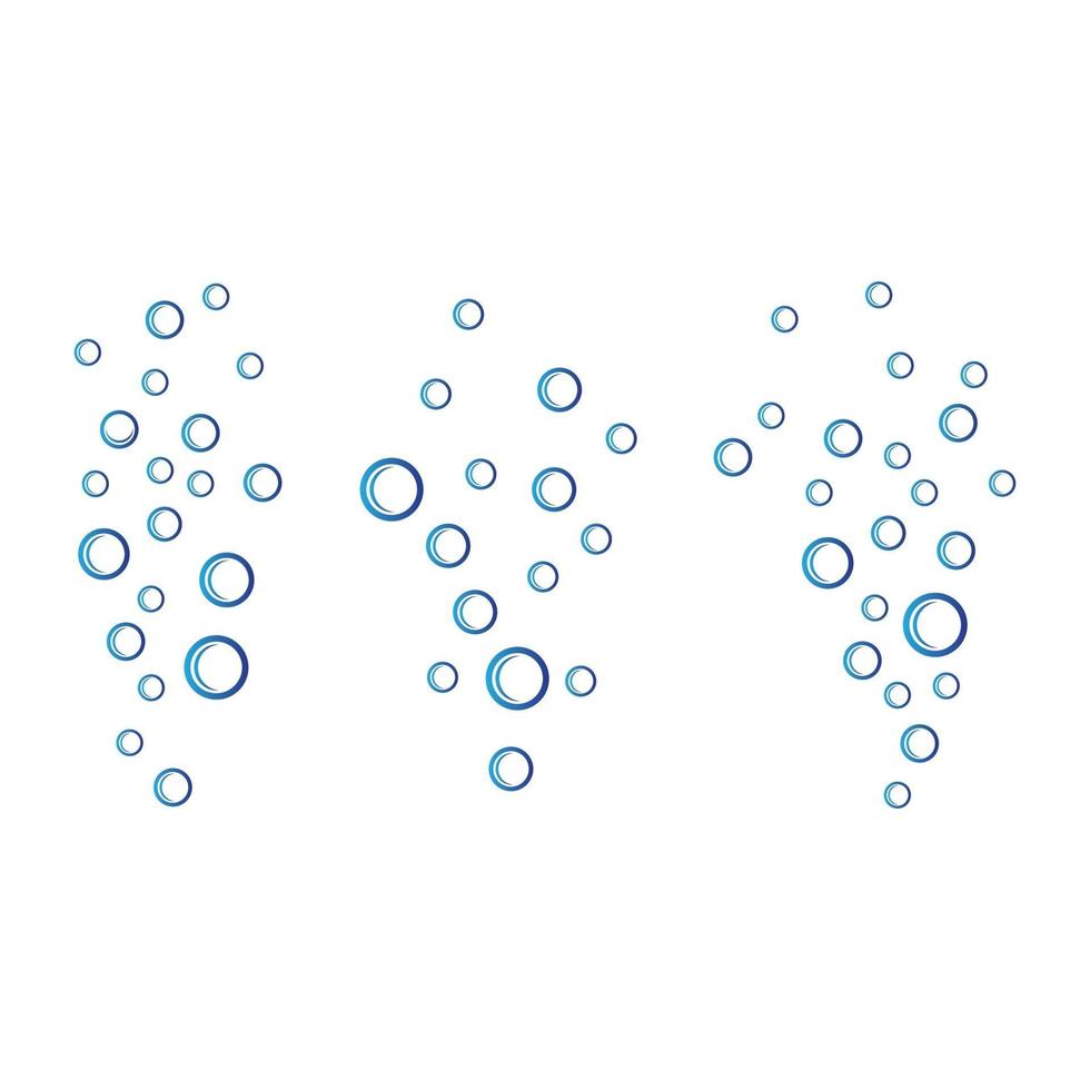 Water bubble images illustration vector