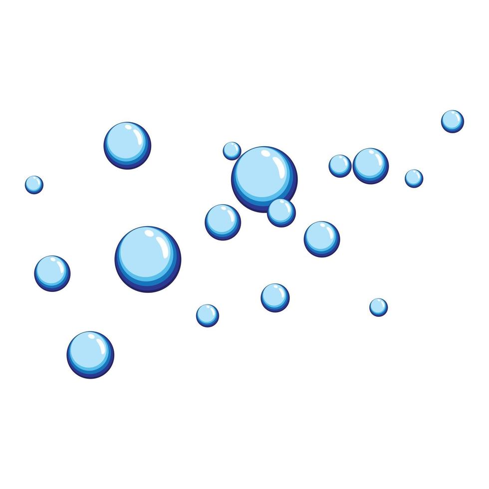 Ilustración de imágenes de burbujas de agua vector