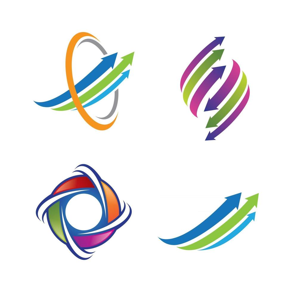 Arrow logo images vector