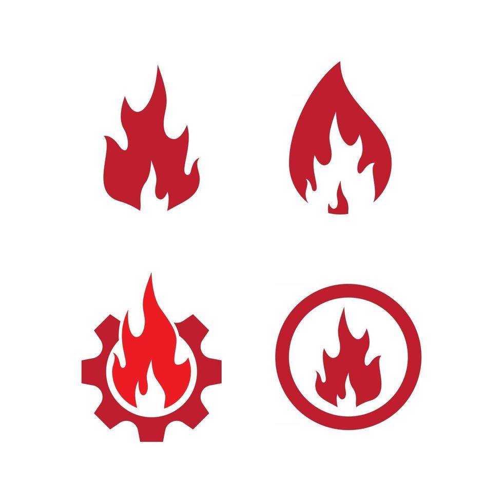 Fire logo images vector