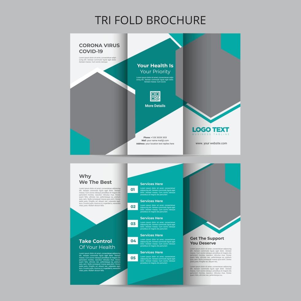 Construction Trifold Brochure Print Templates 2748335 Vector Art at Vecteezy