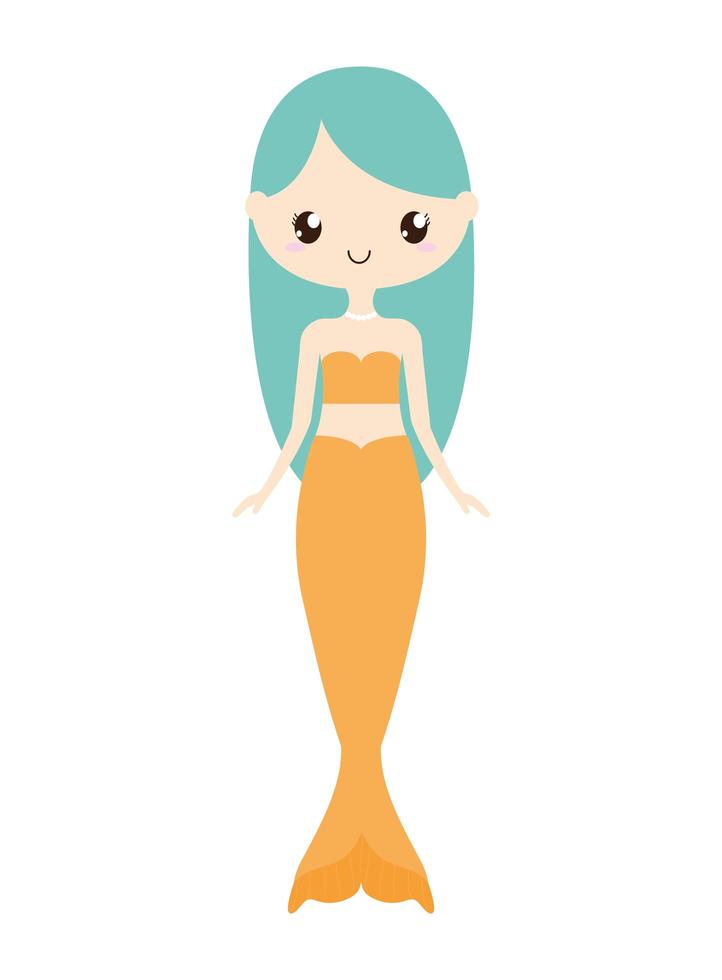 nice mermaid icon vector