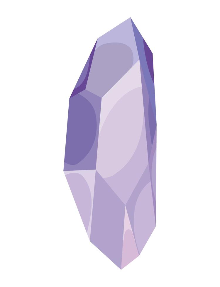 purple amethyst icon vector