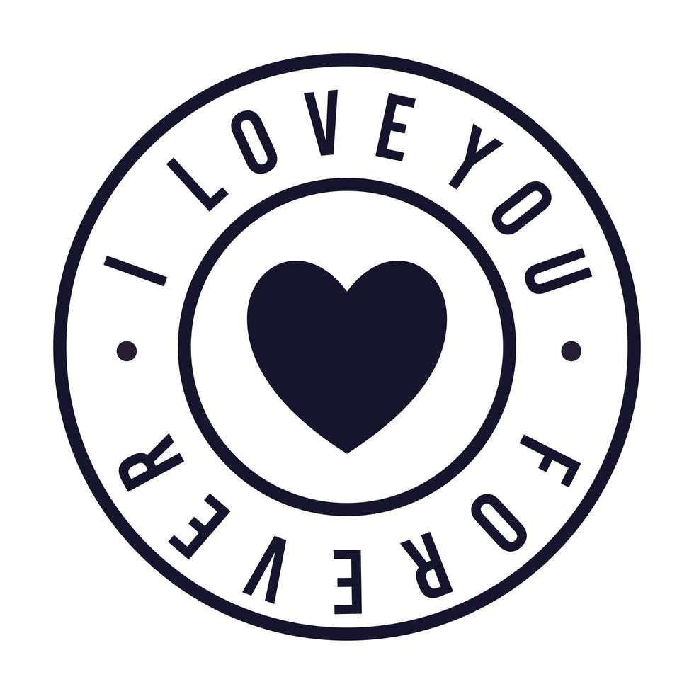 love in lettering vector