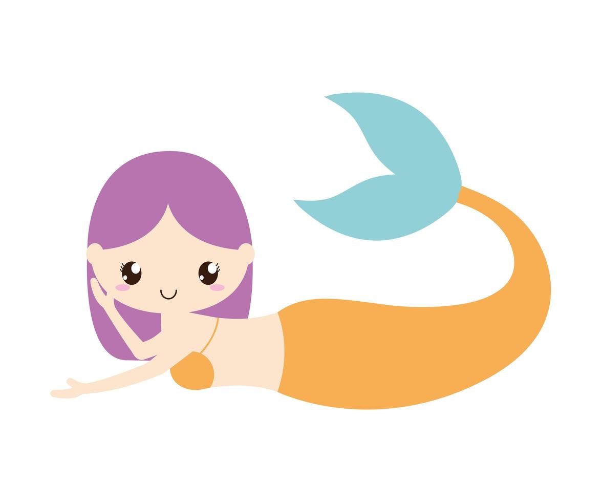 tender mermaid design vector