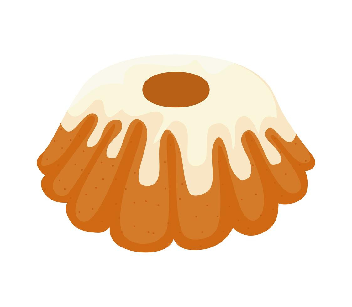 cute cake icon vector