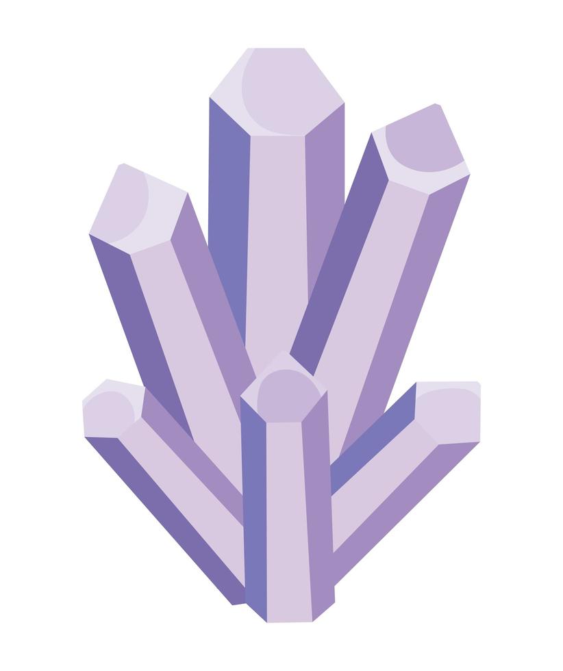 set of gems vector