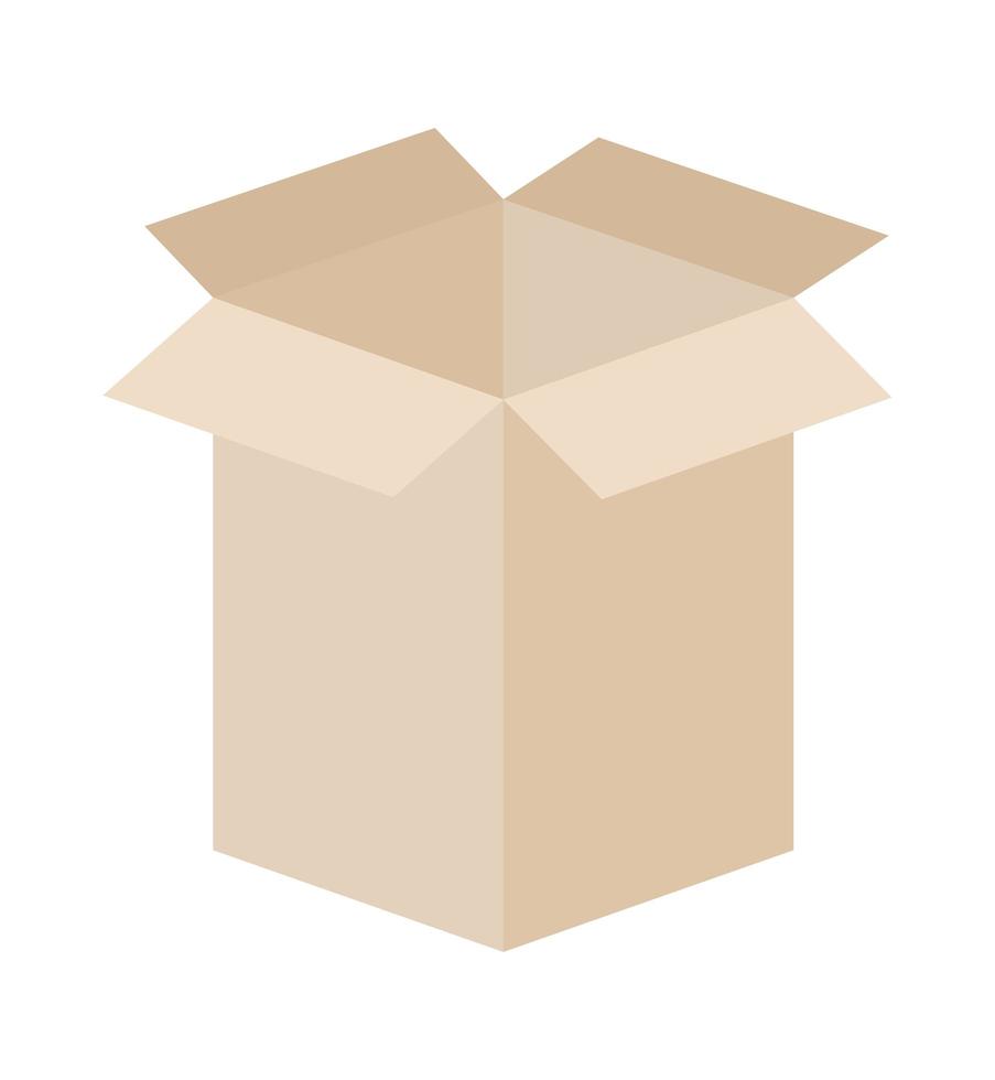 packing box illustration vector