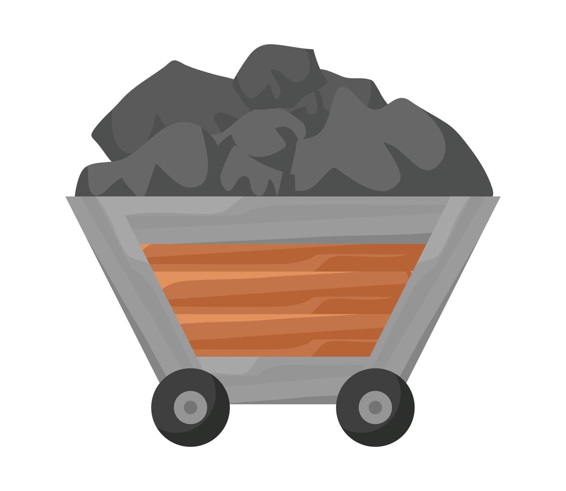 mining car design vector