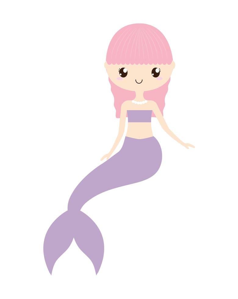 nice mermaid design vector