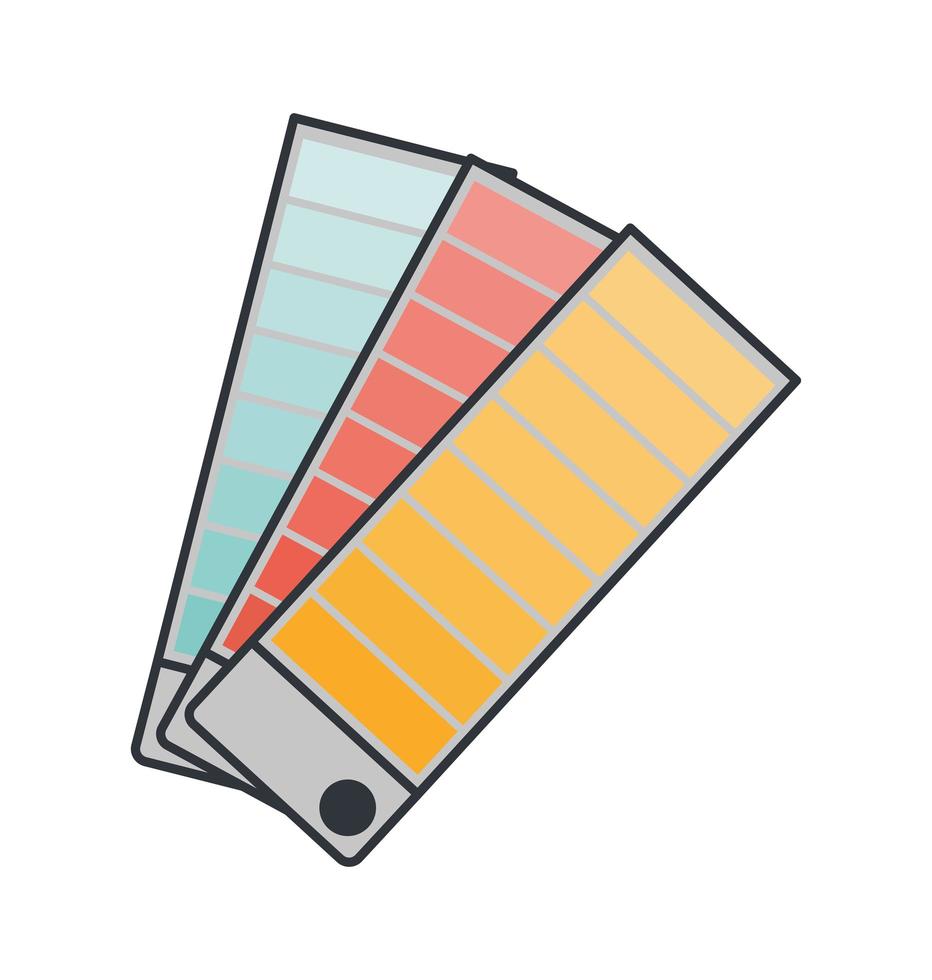 color palette icon vector