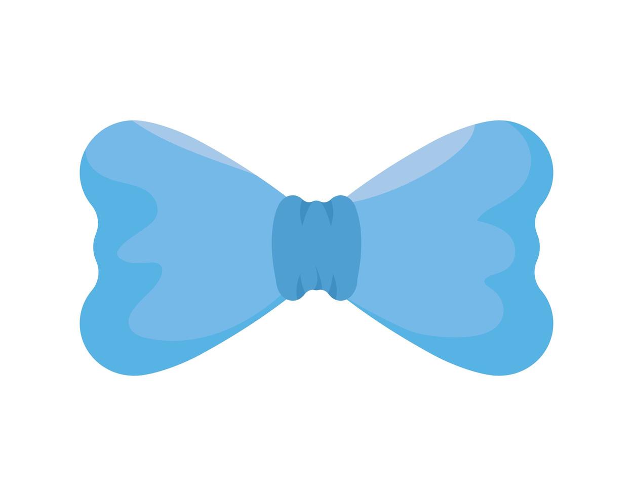 blue bow tie vector