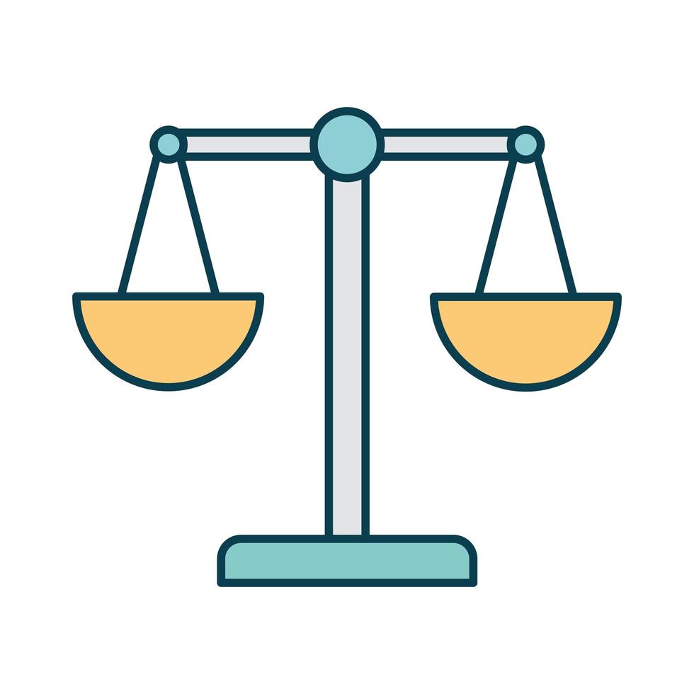 balance on a white background vector