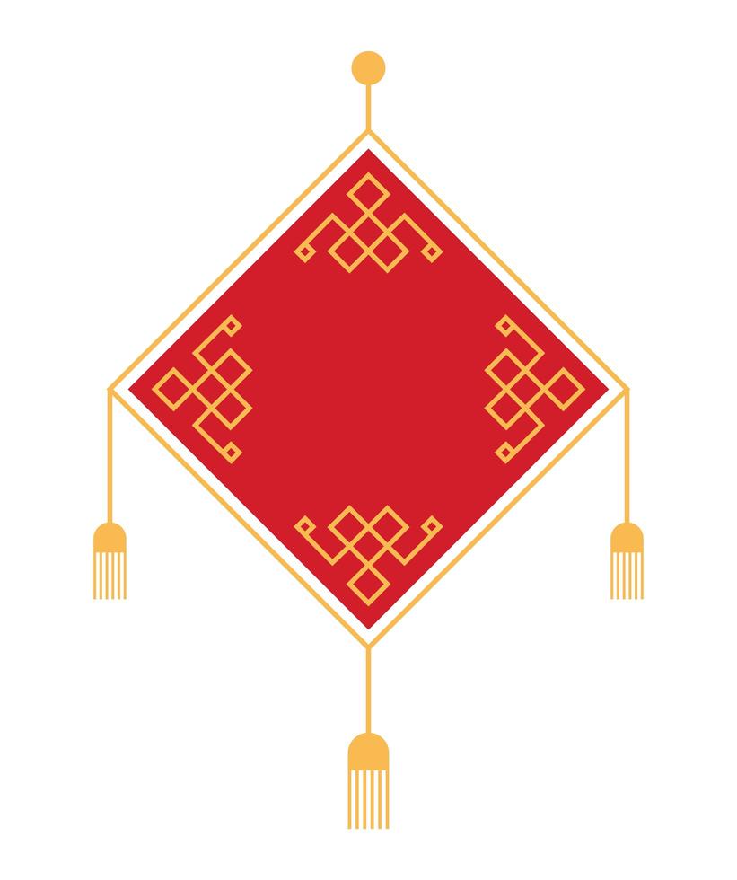 asian ornament icon vector