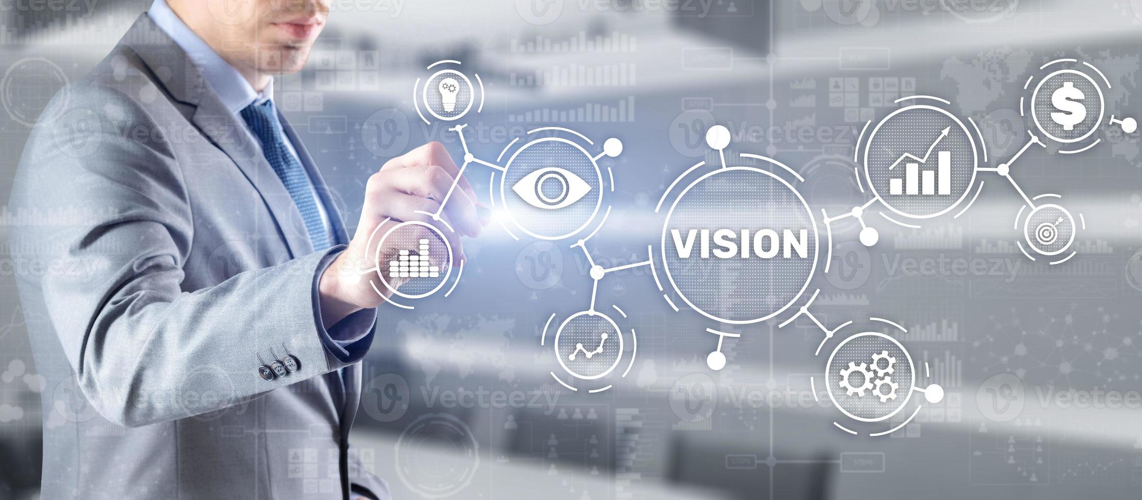 Vision Direction Future Business Inspiration Motivation Concept photo