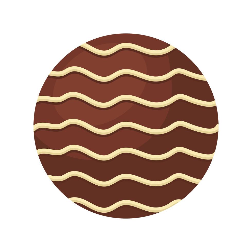 dark chocolate icon vector