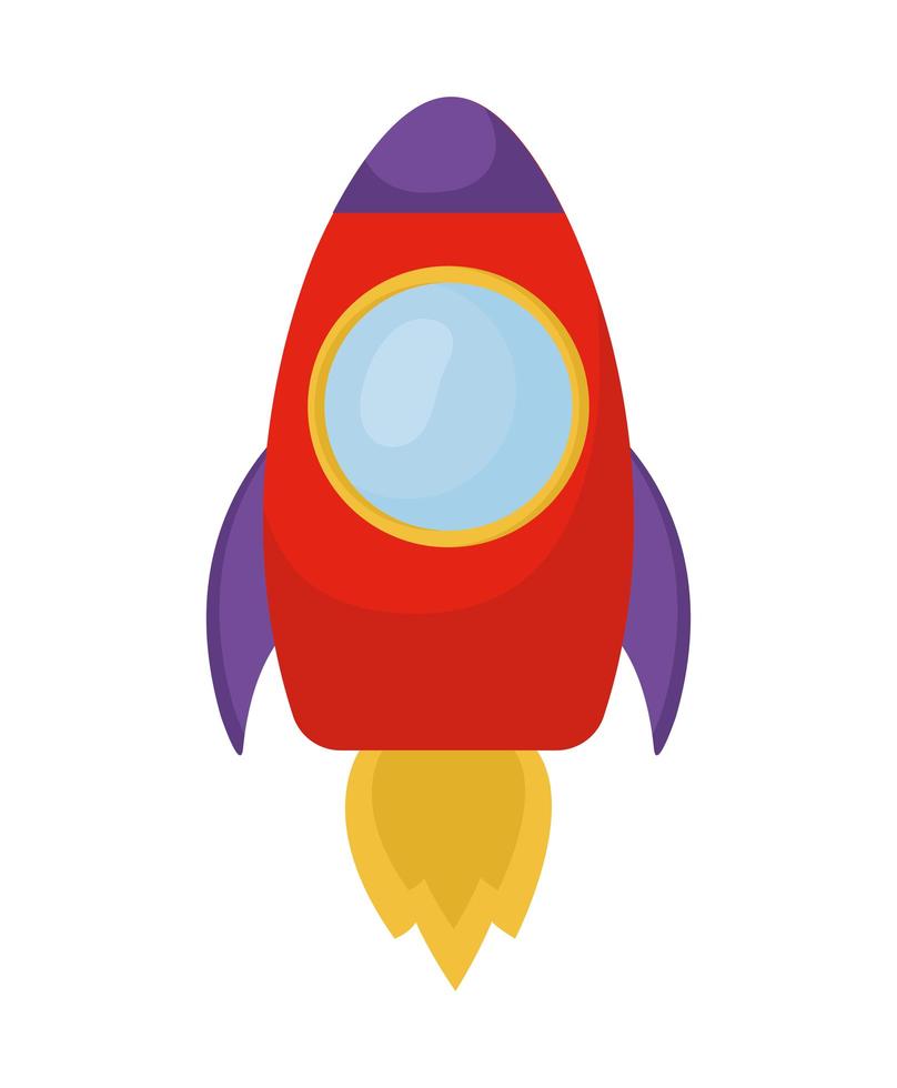 rocket for child vector