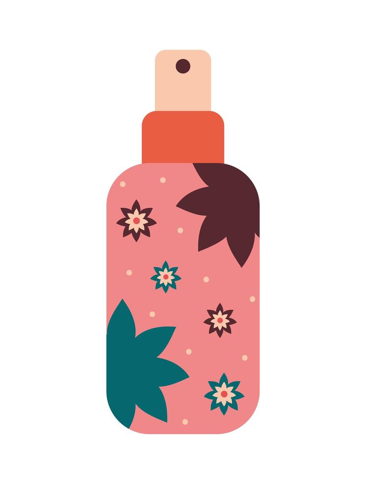 beauty splash bottle vector