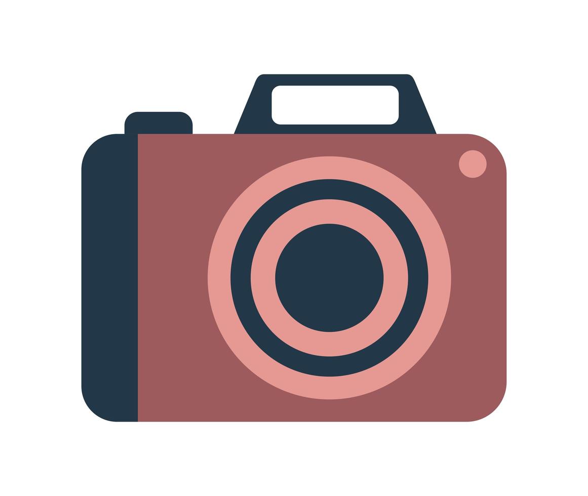 digital camera isolated vector