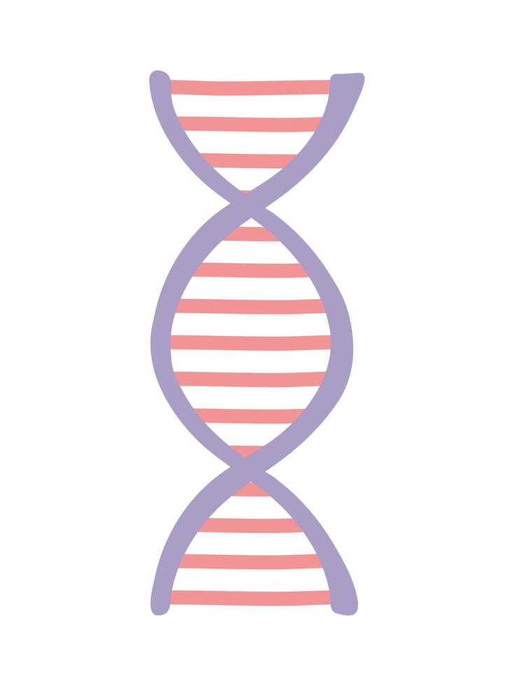 hélice de adn aislado vector