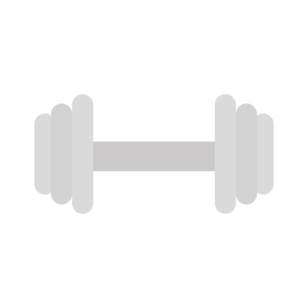 dumbbell on a white background vector