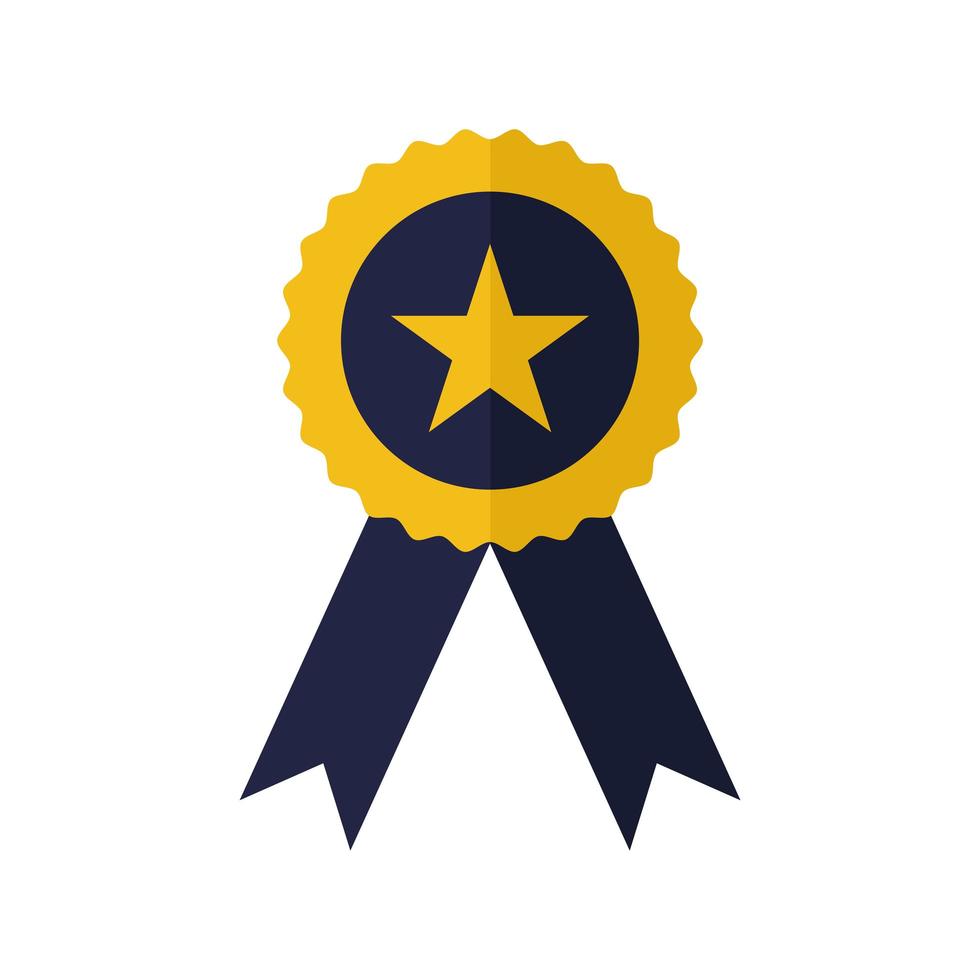 medal on a white background vector