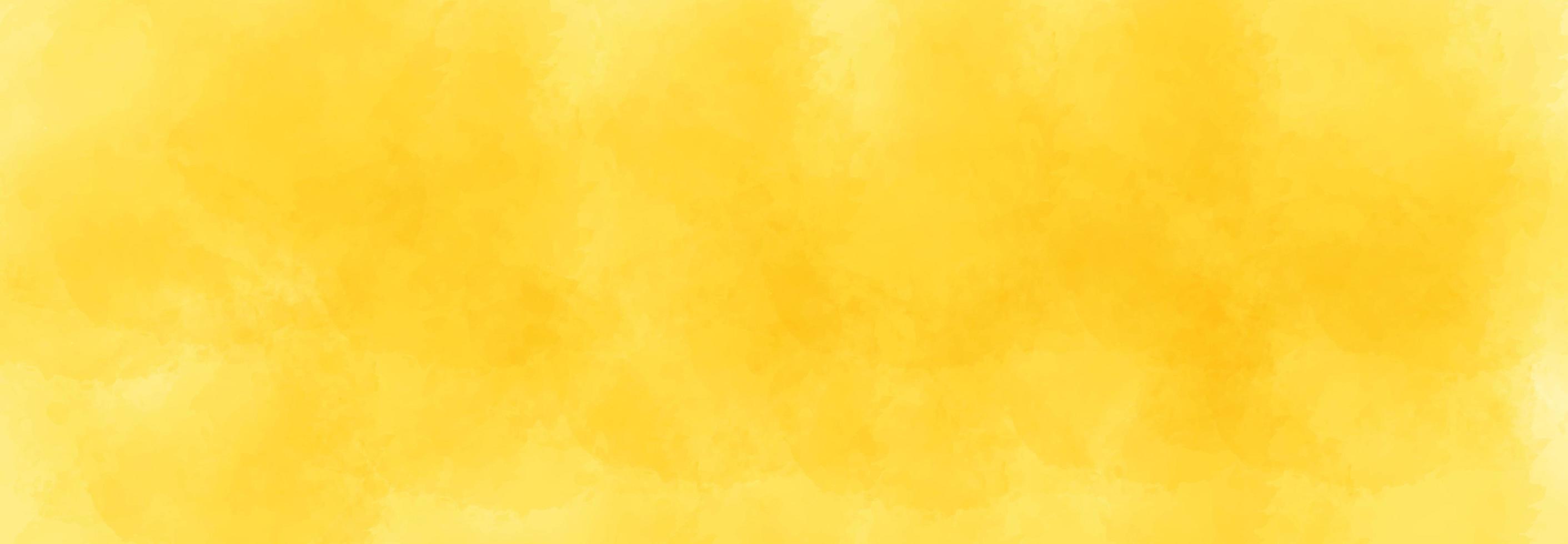 Yellow watercolor abstract background photo