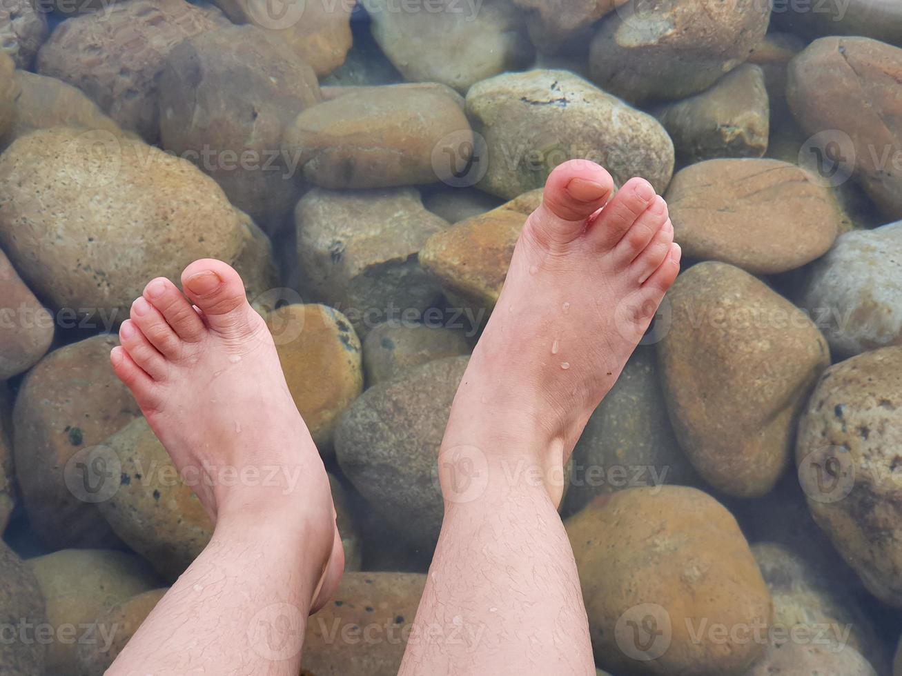 descanso viajes y turismo en lugares con río. foto