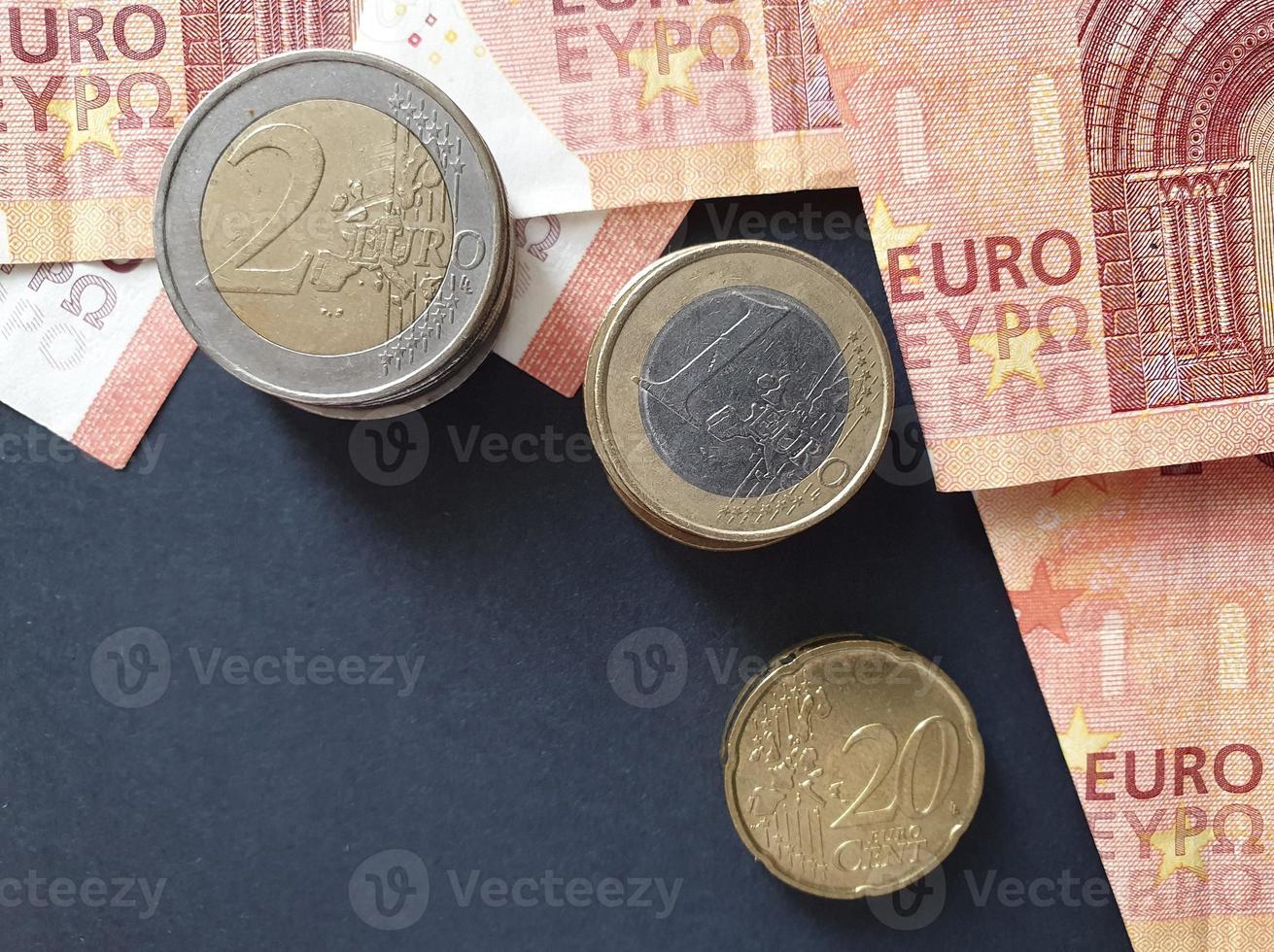 economy and business with European money photo