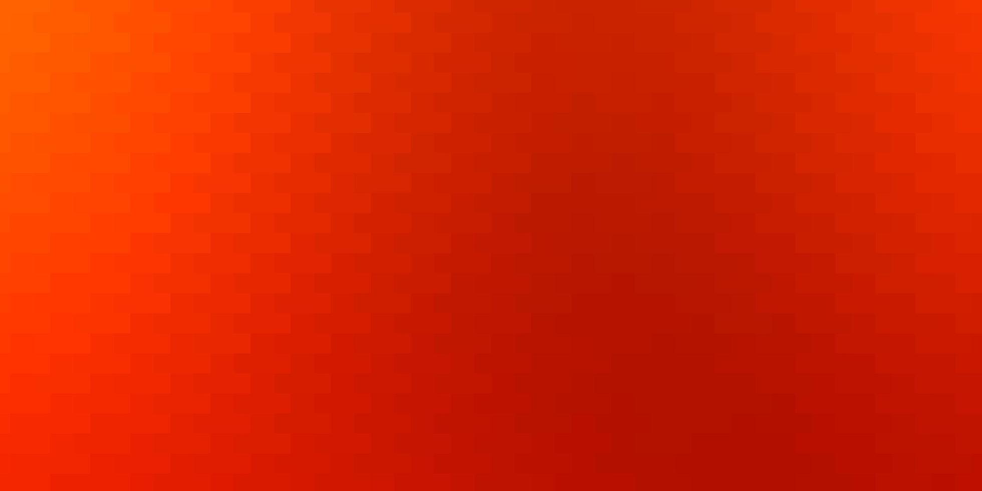 Light Orange vector backdrop with rectangles. Abstract gradient illustration with rectangles. Best design for your ad, poster, banner.