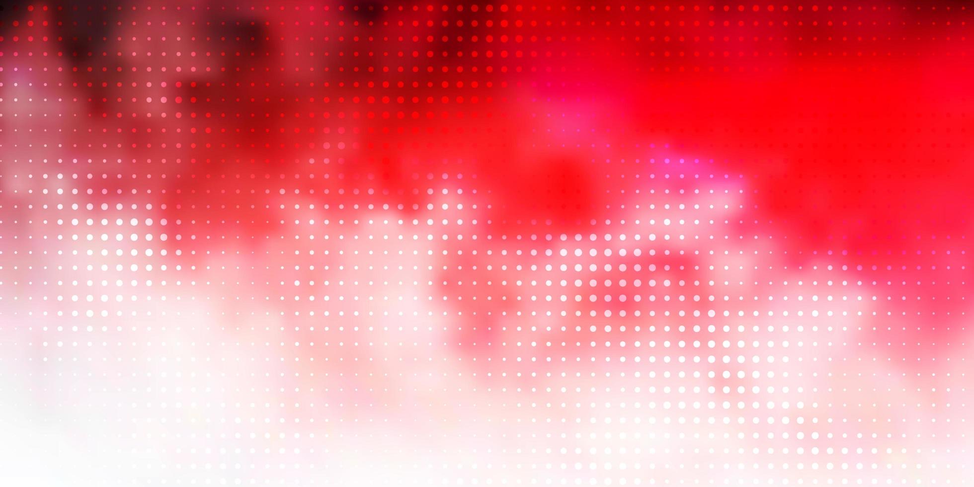 Light Pink, Red vector layout with circle shapes. Illustration with set of shining colorful abstract spheres. Pattern for booklets, leaflets.