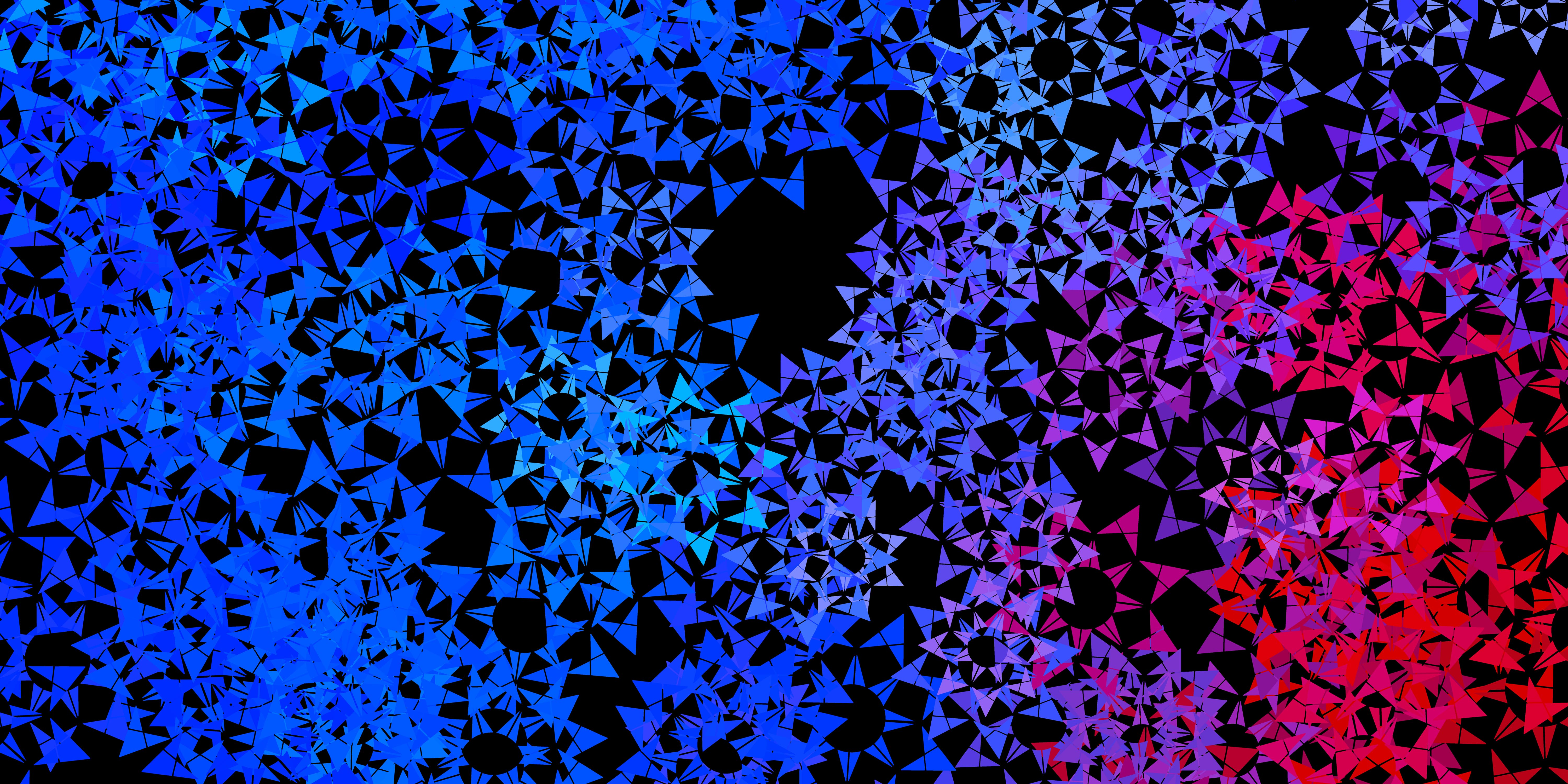 Dark blue vector background with polygonal style. 2750826 Vector Art at