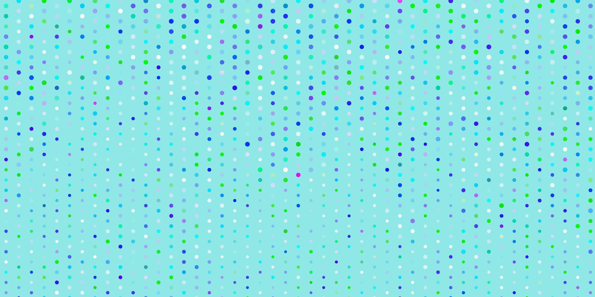 Fondo de vector multicolor claro con burbujas.