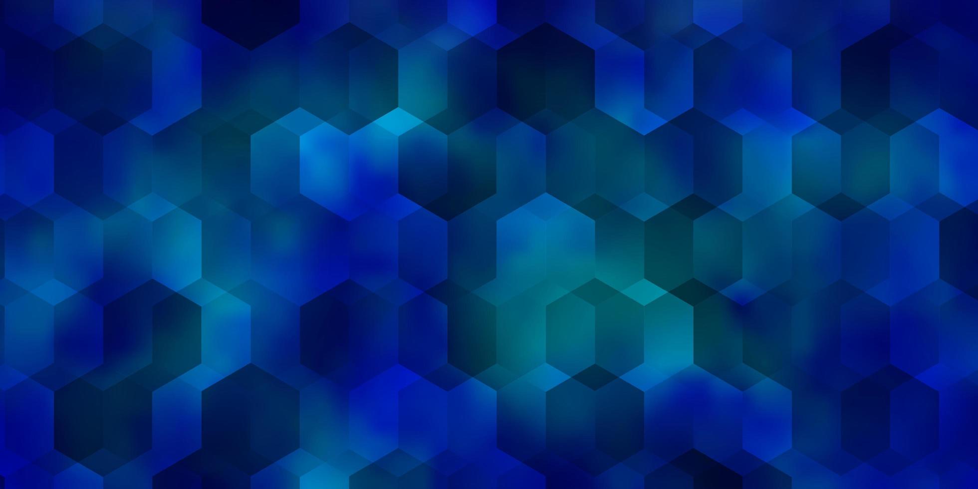 Light BLUE vector backdrop with hexagons.