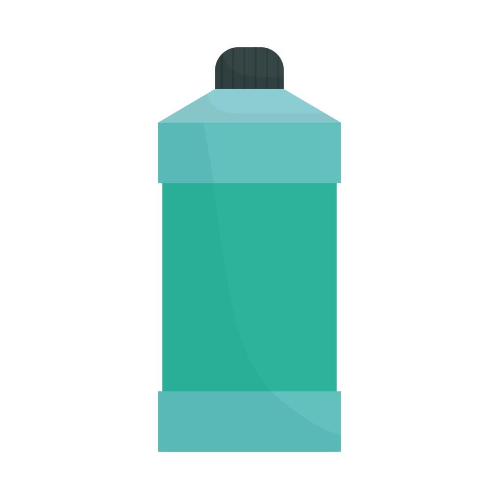 green detergent bottle on a white background vector