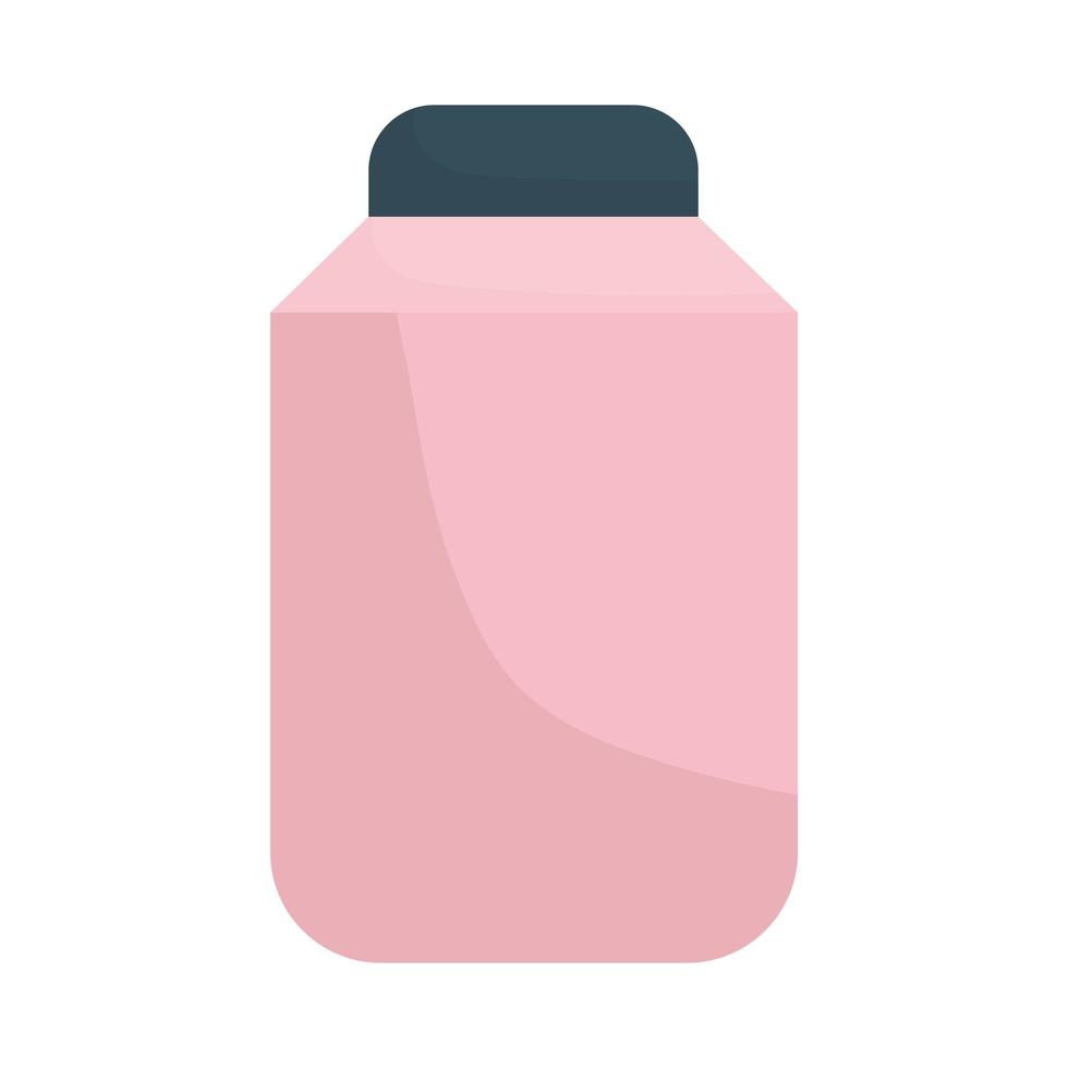 pink soap bottle on a white background vector